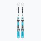 Vaikiškos kalnų slidės HEAD Supershape Team Easy JRS + apkaustai Jrs 4.5 GW CA white/blue