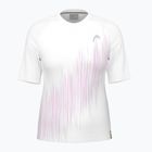 Moteriški teniso marškinėliai HEAD Performance vivid pink/print perf