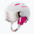 Vaikiškas slidinėjimo šalmas HEAD Maja Visor white/silver red