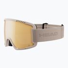 Slidinėjimo akiniai HEAD Contex Pro 5K gold/sand/5k gold