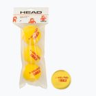HEAD Tip Raudoni putplasčio teniso kamuoliukai vaikams 3 vnt. geltoni 578363