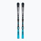 Kalnų slidės HEAD Worldcup Rebels e.GSR + apkaustai PR 11 GW black/blue