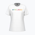 Moteriški teniso marškinėliai HEAD Rainbow W white