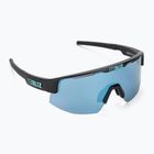 Bliz Matrix maži juodi/dūminiai lediniai mėlyni kelių dviračių akiniai