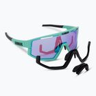 Bliz Fusion Nano Optics Nordic Light S2 dviratininkų akiniai matiniai turkio/begonijos/violetinės mėlynos spalvos multi