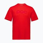 Marškinėliai POC Tee prismane red