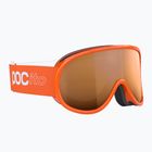 Vaikiški slidinėjimo akiniai POC POCito Retina Jr S2 fluorescent orange/partly sunny light orange