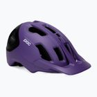 POC Axion Race MIPS dviratininko šalmas safyro violetinė/uraninė juoda metalinė/matinė