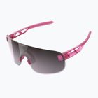 POC Elicit actinium pink peršviečiami / skaidrūs kelių sidabro spalvos dviračių akiniai