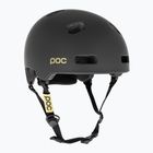 Dviračio šalmas POC Crane MIPS Fabio Ed. uranium black matt/gold
