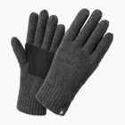 Moteriškos žygio pirštinės Pinewood Knitted Wool d.anthracite mel