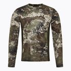 Vyriški žygio marškinėliai ilgomis rankovėmis Pinewood Furudal Camou InsectSafe strata/moss green