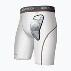 Vyriški kovos sportų šortai Shock Doctor AirCore Cup Compression white
