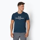 Vyriški marškinėliai Peak Performance Original Tee tamsiai mėlynos spalvos G77266180
