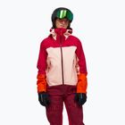 Moteriška slidinėjimo striukė Peak Performance Visilight GTX C-Knit 3L tech burgundy/peach fuzz