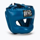 Bokso šalmas Cleto Reyes su smailia veido dalimi, nailoninis, mėlynas