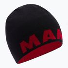 Mammut Logo žieminė kepurė juoda-raudona 1191-04891-0001-1