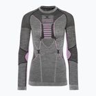 Moteriški termo marškinėliai X-Bionic Apani 4.0 Merino pilka/violetinė APWT06W19W