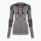 Moteriški termoaktyvūs marškinėliai X-Bionic Merino black/grey/magnolia