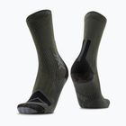 Vyriškos kojinės X-Socks Hike Expert Silver Crew green/black