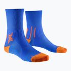 Vyriškos bėgimo kojinės X-Socks Run Perform Crew twyce blue/orange