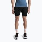 Vyriški bėgimo šortai X-Bionic Twyce Race 2in1 black/charcoal