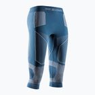 Moteriškos termoaktyvios kelnės X-Bionic Energy Accumulator Light Pants 3/4 mineral blue/arctic white