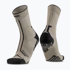 Kojinės X-Socks Trailrun Terraskin Expert Crew sand/dark sand