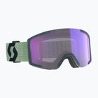 Slidinėjimo akiniai SCOTT Shield LS soft green/black/light sensitive blue chrome