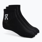 Kojinės On Running Logo Sock Mid 3 poros black