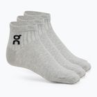 Kojinės On Running Logo Sock Mid 3 poros heather gray