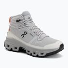 Moteriški turistiniai batai On Cloudrock Mid Waterproof glacier/alloy