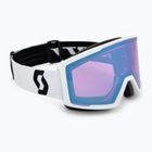 Slidinėjimo akiniai SCOTT Factor Pro LS mineral white/black amp ls blue chrome