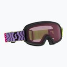 Vaikiški slidinėjimo akiniai SCOTT Witty SGL purple/neon pink/enhancer
