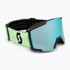 Slidinėjimo akiniai SCOTT Shield glow green/amp ice chrome