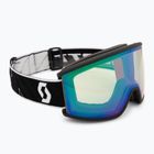 Slidinėjimo akiniai SCOTT Ambit Compact black/white/amp aurora green chrome