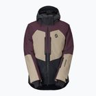 Vyriška slidinėjimo striukė SCOTT Ultimate Dryo cocoa red/portobello beige