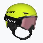 Vaikiškas slidinėjimo šalmas SCOTT Track + Gogle Factor Pro Combo neon yellow/black