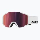 Slidinėjimo akiniai SCOTT Shield white/amp red chrome
