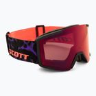 Slidinėjimo akiniai SCOTT Shield black/amp red chrome