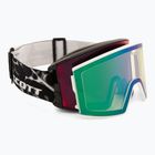 Slidinėjimo akiniai SCOTT React Light Sensitive granite black/white/amp red chrome