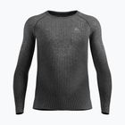 Vyriški termoaktyvūs marškinėliai ilgomis rankovėmis ODLO Performance Warm Blackcomb Bl Top Crew Neck black