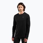 Vyriški termoaktyvūs marškinėliai ilgomis rankovėmis ODLO Merino 160 Bl Top Crew Neck black