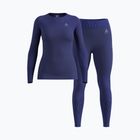 Moteriškas termo apatinis komplektas ODLO Fundamentals Performance Warm skipper blue