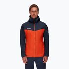Mammut Kento Light HS vyriška hardshell striukė oranžinė ir tamsiai mėlyna