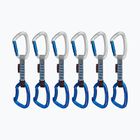 Laipiojimo karabinų rinkinys Mammut Crag Keylock Indicator 6 vnt. silver ultramarine