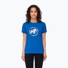 Moteriški trekingo marškinėliai Mammut Graphic blue