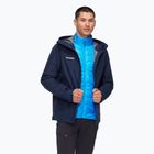 Vyriška striukė 3in1 Mammut Convey 3 in 1 HS Hooded marine/ glacier blue