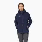 Moteriškas lietaus paltas Mammut Linard HS Thermo Hooded Jacket Women marine