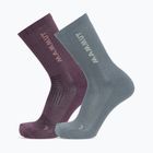 Kojinės Mammut Multisport Crew Socks 2 pack paloja/strata